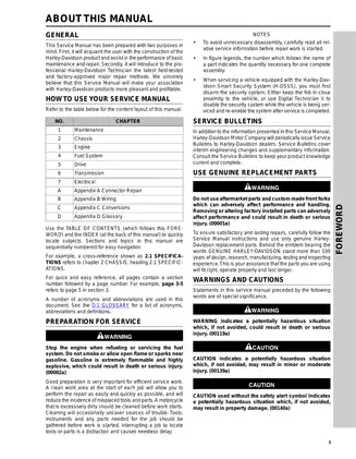 2009 Harley-Davidson Softail Service Manual - Complete Guide to Maintenance and Repair Preview image 4