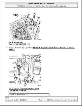 2008-2010 Chrysler Town Country shop manual Preview image 4