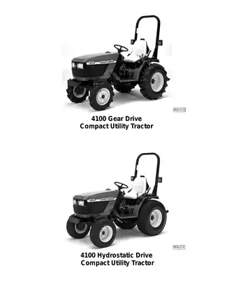 John Deere 4100 Compact Utility Tractor Technical Manual (TM1630) Preview image 2