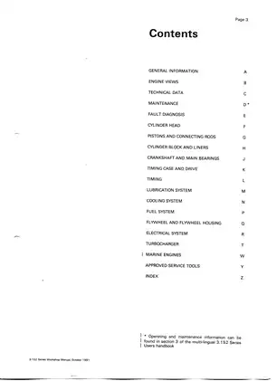 Comprehensive Workshop Manual for Perkins 3.152 Series Diesel Engines Preview image 3