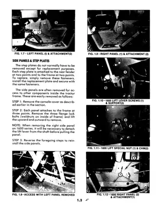 1979-1984 Snapper™ 1600, 1650, 1855 garden tractor service manual Preview image 5
