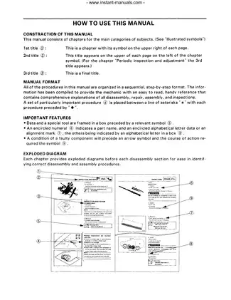 1993-2000 Yamaha YFB 250, YFB250FWF Timberwolf 4x4 service manual Preview image 1