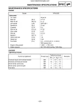 1989–2007 Yamaha YFA1 / YFM125 Breeze ATV Service Manual (P/N 3FA-28197-10) – preview page 5