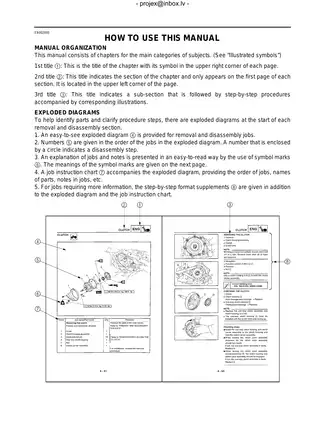 2004-2007 Yamaha Bruin, Grizzly YFM350, YFM400 ATV repair and service manual Preview image 1