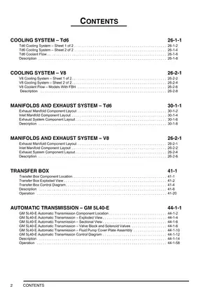 2002-2008 Range Rover TD6 V8 workshop manual Preview image 5