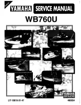 Yamaha WB760U WaveBlaster II Jetski 1996 Service Manual (P/N LIT-18616-01–47) – preview page 1