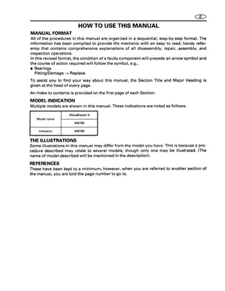 1996-2000 Yamaha WaveBlaster II, WB760 service manual Preview image 3