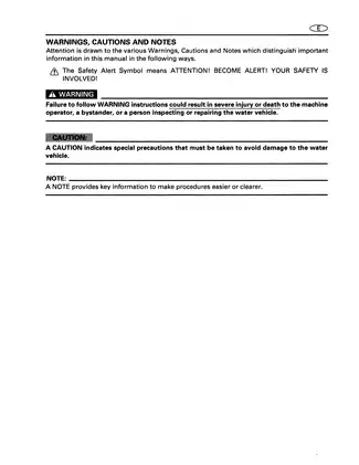 Yamaha WB760U Jet Ski Service Manual - Comprehensive Repair Guide Preview image 5
