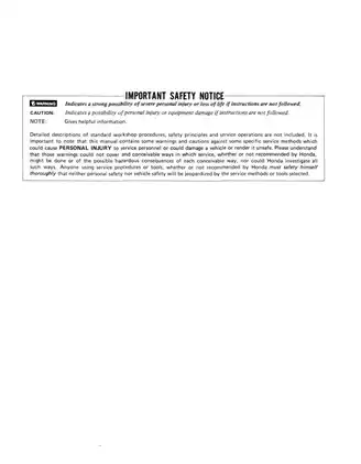Honda ATC110 Service Manual - Comprehensive Repair and Maintenance Guide Preview image 2