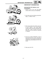 1994–1996 Yamaha YZ125G1 Dirt Bike Service Manual OEM (P/N LIT-11626-09–56) – preview page 1