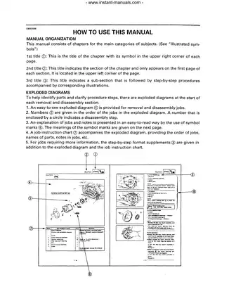 1998-1999 Yamaha Grizzly 600, YFM 600 4x4 ATV repair manual Preview image 1