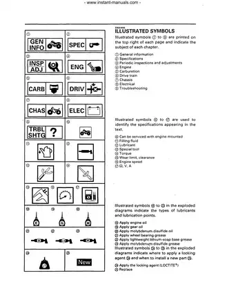 1998-1999 Yamaha Grizzly 600, YFM 600 4x4 ATV repair manual Preview image 2