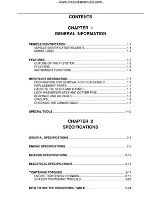 2008-2009 Yamaha YXR70, Rhino 700 Fi service manual Preview image 5