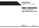 2005–2012 Suzuki GSX-R600 Service Manual + Parts Catalog (P/N 99500-35100-01E) – preview page 1