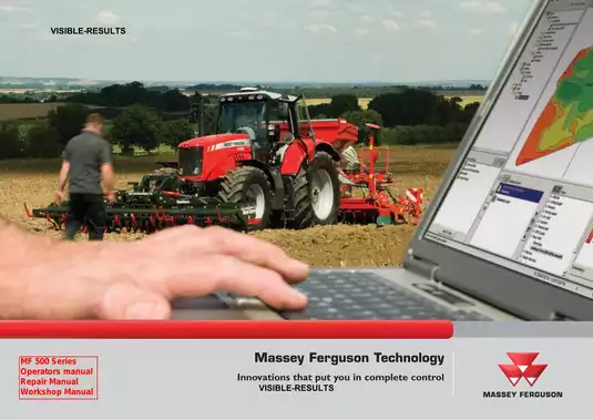 Massey Ferguson 500 series, 565, 575, 590 row-crop tractor workshop service manual