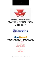 Perkins 900 Series Diesel Engine Workshop Manual (P/N TPD 1091 1208E) – preview page 1
