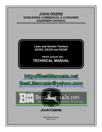 John Deere GH601V Technical Manual - Complete Guide for Low Tolerance Maintenance
