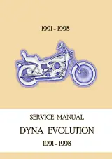 Harley-Davidson Dyna FXD, FXDL, FXDWG, FXDS, FXDB, FXDC, FXDX 1991–1998 Service Manual (P/N 99450-98A) – preview page 1