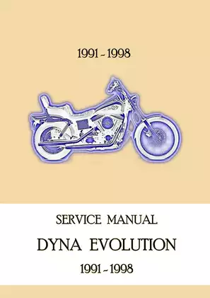 Comprehensive Service Manual for Harley-Davidson Dyna Glide (1991-1998)