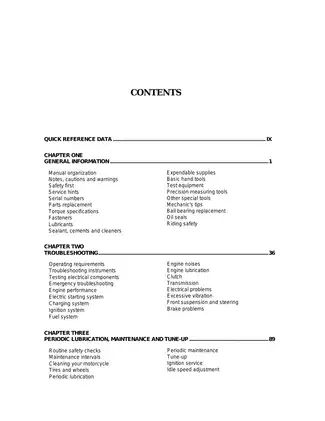 1991-1998 Harley-Davidson Dyna FXD manual Preview image 3