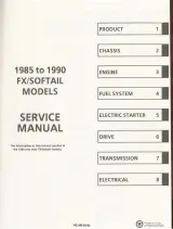 1985–1990 Harley-Davidson FX/Softail Models Service & Repair Manual (P/N 99482-90) – preview page 3