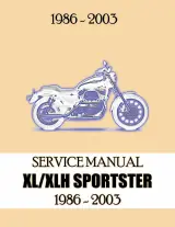 1986–2003 Harley-Davidson XL/XLH Sportster Factory Service Manual (P/N 99463-03) – preview page 1