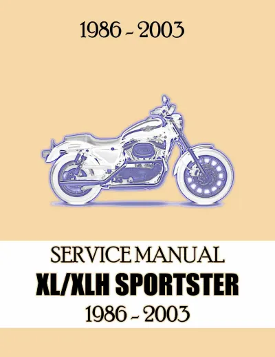 Preview: 1986–2003 Harley-Davidson XL/XLH Sportster Factory Service Manual (P/N 99463-03)