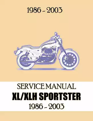 1986-2005 Harley Davidson Sportster XL, XLH repair manual Preview image 1