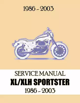 Comprehensive Service Manual for 1986-2003 Harley Davidson Sportster Models
