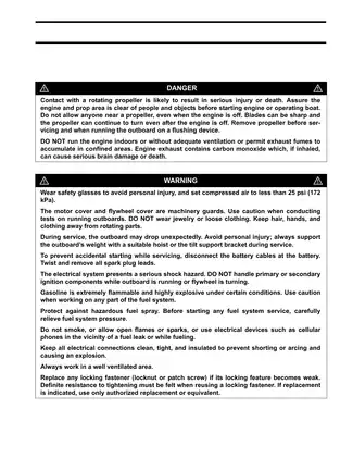 Evinrude E-TEC Outboard Service Manual (40-60 HP Models) Preview image 3