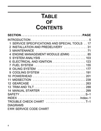 Evinrude E-TEC Outboard Service Manual (40-60 HP Models) Preview image 4