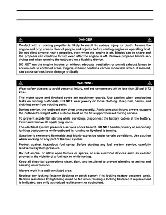 2007 Evinrude E-Tec 75 hp,  90 hp outboard motor service manual Preview image 3