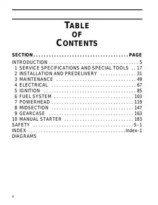 Johnson® 2 Stroke 9.9, 15 HP Outboard Service Manual (2007 Model Year) Preview image 4