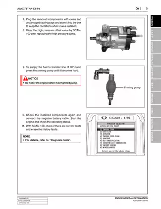2005-2011 SsangYong Actyon repair manual Preview image 5