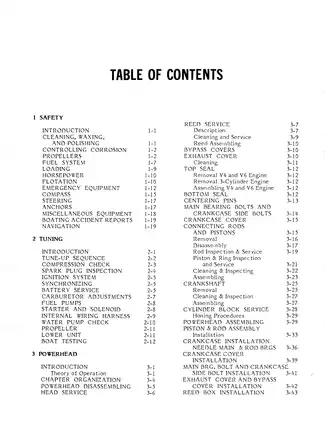 60-235hp outboard motor manual for 1973-1991 Johnson Evinrude Preview image 2