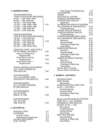 60-235hp outboard motor manual for 1973-1991 Johnson Evinrude Preview image 4