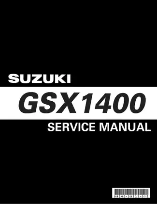 2001-2008 Suzuki GSX1400 service manual