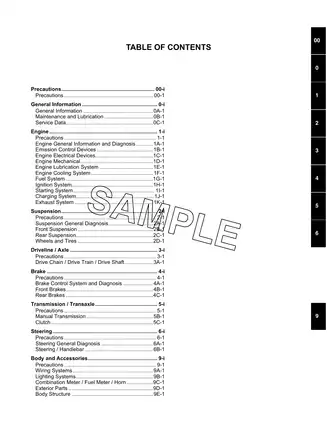 Suzuki GSX1300BK Service Manual 2008 - Comprehensive Motorcycle Repair Guide Preview image 3