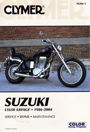 Suzuki LS650 Savage (1986-2004) Service Manual - Comprehensive Repair Guide