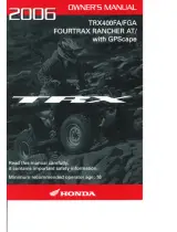 2005–2006 Honda TRX400FA/FGA FourTrax Rancher Owner's Manual OEM – preview page 1
