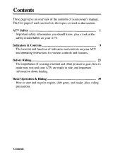 2005 Honda TRX400EX / Sportrax 400EX ATV Owner's Manual (P/N 32HN1630 (E)) – preview page 2