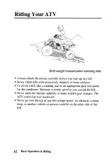2005 Honda TRX400EX / Sportrax 400EX ATV Owner's Manual (P/N 32HN1630 (E)) – preview page 5
