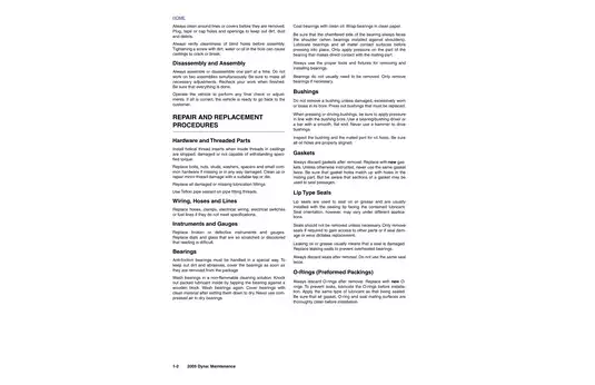 2005 Harley-Davidson Dyna Service Manual - Comprehensive Repair and Maintenance Guide Preview image 5