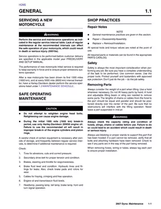 2007 Harley Davidson Dyna FXD service manual Preview image 4