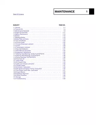 2003 Harley Davidson Softail, FLST, FXST shop manual Preview image 2