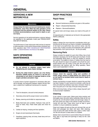 2003 Harley Davidson Softail Service Manual - Complete Electrical Diagnostics and Maintenance Guide Preview image 4
