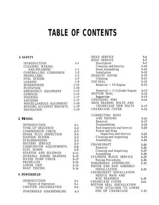 1958-1972 Johnson Evinrude 50 hp -125 hp outboard motor service manual