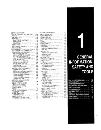 1990-2001 Johnson 1.25 HP-70 HP outboard motor repair manual Preview image 3