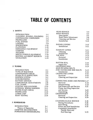 1971-1989 Johnson 1.25 hp-60 hp outboard engine service manual Preview image 1