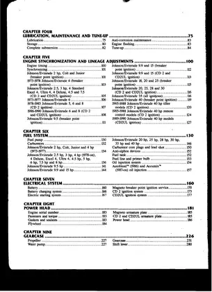 1973-1990 Johnson 2hp-40hp outboard motor manual Preview image 3